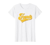 Vintage Style Soul Music/Retro Dancing 80s Disco - Funk Camiseta gráfica económica, Mujer, Blanco, S