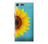 Vintage Sunflower Blue Funda Carcasa Case para Sony Xperia XZ Premium