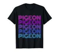 Vintage Sunset Cool Retro Pigeon Graphic para Hombres, Mujeres y niños Camiseta gráfica económica