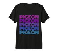 Vintage Sunset Cool Retro Pigeon Graphic para Hombres, Mujeres y niños Camiseta Premium