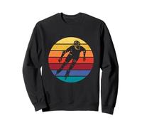 Vintage Sunset Patinador en línea Patinaje de Velocidad Rollerblade Sudadera
