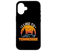 Vintage Sunset Tennessee, Hiking Camping, Outdoors Tennessee Carcasa para iPhone 16
