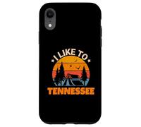 Vintage Sunset Tennessee, Hiking Camping, Outdoors Tennessee Carcasa para iPhone XR