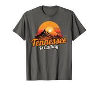 Vintage Sunset Tennessee Is Calling. Tennessee Outdoor Fan Camiseta