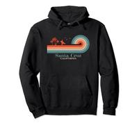 Vintage Surfer California I Retro Santa Cruz California Sudadera con Capucha