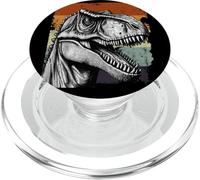 Vintage T Rex dinosaur PopSockets PopGrip para MagSafe