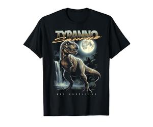Vintage T-Rex Moon 90s Bootleg Dinosaurio Prehistórico Trex Camiseta