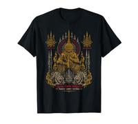 Vintage Tatuaje Tailandés Artista Sak Yant Tinta Oficio Camiseta