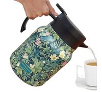 Vintage Tea Kettle | 1000ml Efficient Floral Tea Kettle1x Stainless Steel Kettles, Infuser Kettles, Multipurpose Food Service Equipment & Supplies For Chinese New Year, Valentine's Day