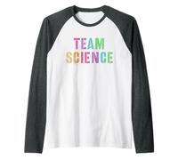 Vintage Team Science Stem Crew Steam Squad Tecnología Rocas Camiseta Manga Raglan