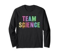 Vintage Team Science Stem Crew Steam Squad Tecnología Rocas Manga Larga