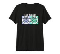 Vintage Tech Nostalgia 'I Am This Old' PS/2 Teclado y ratón Camiseta Premium