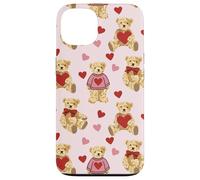 Vintage Teddy Bear Coquette Aesthetic Pink Valentines Girl Carcasa para iPhone 13