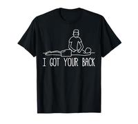 Vintage Tengo Tu Espalda Masajista Terapeuta Masaje Relajación Camiseta