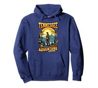 Vintage Tennessee, Adventure Awaits. Tennessee Outdoors Sudadera con Capucha