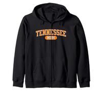 Vintage Tennessee Mom Bold Retro Varsity Lettering Sudadera con Capucha
