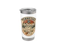 Vintage Tennessee Vaso térmico de acero inoxidable de doble pared