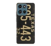 Vintage Texas Car License Plate Funda Carcasa Case para Motorola Moto G (2026), G Play (2026)