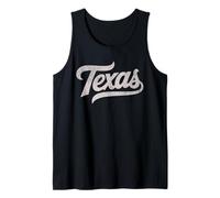 Vintage Texas Script Retro Swoosh Camiseta sin Mangas