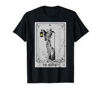 Vintage The Ermitaño Tarot Card Gothic Retro Mystic Oculto Hombres Camiseta