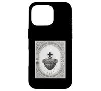 Vintage The Sacred Heath of Jesus Christ T-Shirt Catholic Carcasa para iPhone 16 Pro
