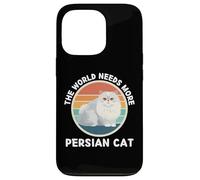 Vintage The World Needs More Persa Cat Retro Cats Lover Carcasa para iPhone 13 Pro