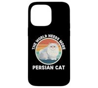 Vintage The World Needs More Persa Cat Retro Cats Lover Carcasa para iPhone 14 Pro MAX