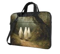 Vintage Three Ghosts In The Woods - Funda acolchada para laptop de 15.6 pulgadas, para mujeres y hombres