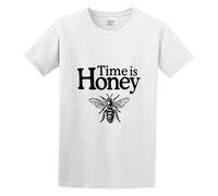 Vintage Time Honey Beekeeper Design Mens T-Shirt White Tees Unisex Shirt S