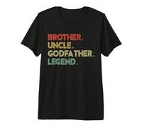Vintage Tío Padrino Leyenda para el Mejor tío Favorito de Todos los Tiempos Camiseta Premium
