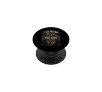 Vintage Too Weird To Live - Diseño Ornamental Occidental PopSockets PopGrip Adhesivo