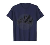 Vintage Topográfico Arte Retro Geografía Espacio Ciencia Amantes Camiseta