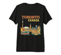 Vintage Toronto Canadá Travel Souvenir City Turist Gift Camiseta Premium