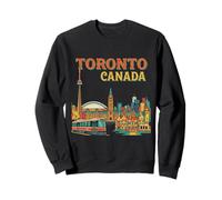 Vintage Toronto Canadá Travel Souvenir City Turist Gift Sudadera