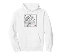 Vintage Tradicional japonés Morning-Glory Floral Botanical Sudadera con Capucha