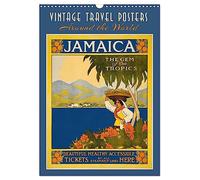 Vintage Travel Posters around the World (Wall Calendar 2026 DIN A3 portrait), CALVENDO 12 Month Wall Calendar: Iconic artwork posters from 1920-1950