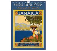 Vintage Travel Posters around the World (Wall Calendar 2026 DIN A4 portrait), CALVENDO 12 Month Wall Calendar: Iconic artwork posters from 1920-1950
