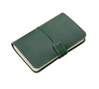 Vintage Traveler's Notebook, Outdoor Edition, Handmade Leather, 14.8x10cm, Journal/Diary/Planner With Elastic Band Para escribir y tomar notas(Green)