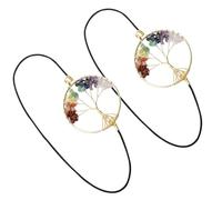 Vintage Tree Bookmark - 2 piezas Elastic Clip Crystal Design Separator, Planner Bookmark for Reading Purse Bookworms Notebook Review Log | Date Goals Journaling, Book Club, Spiritual