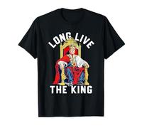 Vintage Trump Larga Viva el Rey Americano Patriótico Retro Camiseta