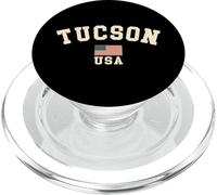 Vintage Tucson USA Bandera Americana Arizona Cool Souvenir Retro PopSockets PopGrip para MagSafe
