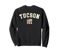 Vintage Tucson USA Bandera Americana Arizona Cool Souvenir Retro Sudadera