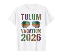 Vintage Tulum Vacation 2026 Viajes Vacaciones Coincidencia Camiseta