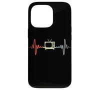 Vintage TV Pulse Line Retro Lover 80s Party Carcasa para iPhone 13 Pro