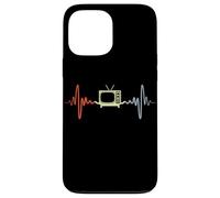 Vintage TV Pulse Line Retro Lover 80s Party Carcasa para iPhone 13 Pro MAX