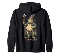 Vintage TWAS The 'Tism M'Lord Medieval Funny Frog Mago Sudadera con Capucha