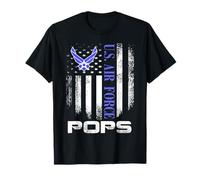 Vintage U.S. Air Force Pops con bandera estadounidense Camiseta