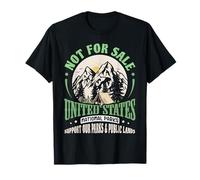 Vintage US National Park No se Vende Proteger la Tierra Camiseta