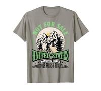 Vintage US National Park No se Vende Proteger la Tierra Camiseta