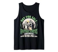 Vintage US National Park No se Vende Proteger la Tierra Camiseta sin Mangas